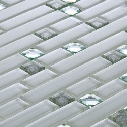 Лъскава мозайка от стъклокерамика Tenlight Elmas D-04 от Betas Glass Mosai , с размер 30 x 30 см.